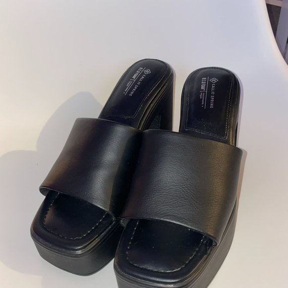 NEW CALL IT SPRING Palomaa Heeled mule sandals - Block heel size 8W - Picture 3 of 5